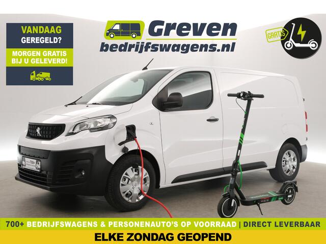 Peugeot e-Expert L2H1 75 KW/H | NIEUW! | Gratis E-Step | Elektrisch Automaat | EMISSIEVRIJE ZONE | 360 Camera Airco Cruise Carplay Navi PDC 3 Persoons