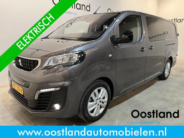 Peugeot e-Expert EV L3 DC Dubbel Cabine 75 kWh / 2X Schuifdeur / Trekhaak / Camera / Leder / CarPlay / Navigatie / Clima / Cruise / 49.300 KM !!