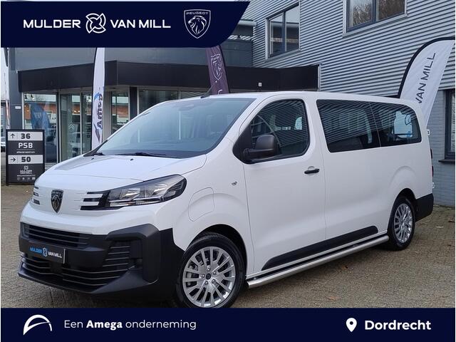 Peugeot e-Expert Combi L3 75 kWh 136pk | 9-persoons | 17 inch stalen velg met design dop | Sidebars | Trekhaak | van ¤63.276 voor ¤49.225 incl. BTW | Taxi ombouw mogelijk