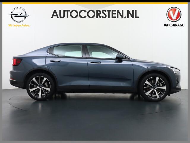 Polestar 2 AUT. 408 pk Long Range Dual Motor 78kWh Panorama-Dak Harman&Kardon® Electr.Stoelen Verwarmd+Achterbank+Stuur Adaptive-Cruise Carplay Android 360°Camera 19"Lmv Led-Adaptief WiFi PDC Park-Assist System-Home-Link Elektr.A.Klep Google Maps ECC Apps Verkeersbo