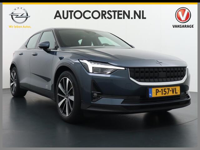 Polestar 2 AUT. 408 pk Long Range Dual Motor 78kWh Panorama-Dak Harman&Kardon® Electr.Stoelen Verwarmd+Achterbank+Stuur Adaptive-Cruise Carplay Android 360°Camera 19"Lmv Led-Adaptief WiFi PDC Park-Assist System-Home-Link Elektr.A.Klep Google Maps ECC Apps Verkeersbo