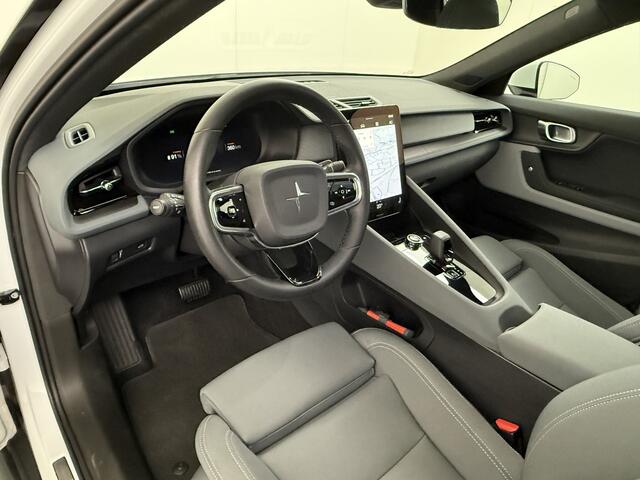 Polestar 2 AUT. 408 pk Long Range Dual Motor SOH 97,5% 78kWh Panorama-Dak Harman&Kardon® Electr.Stoelen Verwarmd+Achterbank+Stuur Adaptive-Cruise Carplay Android 360°Camera 19"Lmv Led-Adaptief WiFi PDC Park-Assist System-Home-Link Elektr.A.Klep Google Maps ECC Apps 