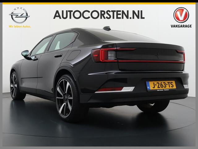 Polestar 2 AUT. 408 pk 0-100 4,7Sec AWD Long Range Dual Motor 78kWh Pano-Dak Electr.Stoelen+Geheugen+Verwarmd+Achterbank+Stuur Adaptive-Cruise Carplay Android 360°Camera 20"Lmv Led-Adaptief WiFi PDC Park-Assist System-Home-Link Elektr.A.Klep Google Maps ECC Apps SOH