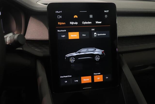 Polestar 2 Standard Range Single Motor 63kWh | Camera | Elektr. Voorstoelen & Achterklep | SoH 94% | AppleCarplay AndroidAuto | Climate control | Cruisecontrol Adaptief |