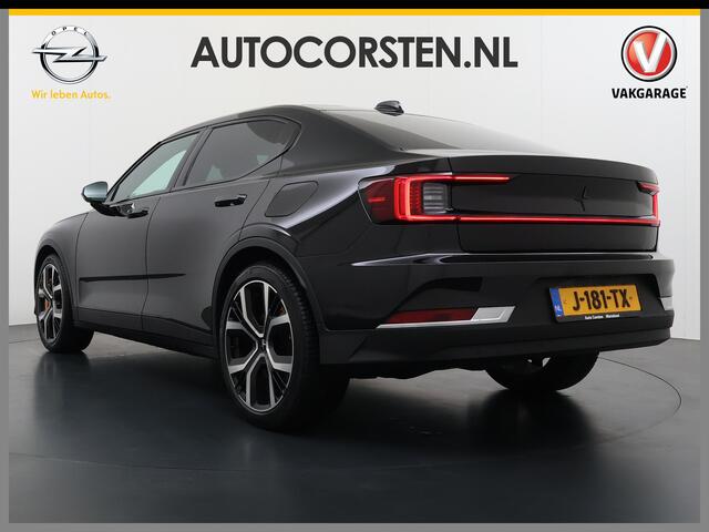 Polestar 2 Long Range PERFORMANCE Dual Motor AWD Launch Edition 78kWh Adap.Cruise Pano-Dak Harman&Kardon®-Audio Leder-Alcantara Navi Ecc Apple Carplay Android Auto 360°Camera SOH 91% 4WD Stuur-Stoel-Achterbankverwarming Elek.Achterklep Privacy Glas Lmv 20" Led Dodeh
