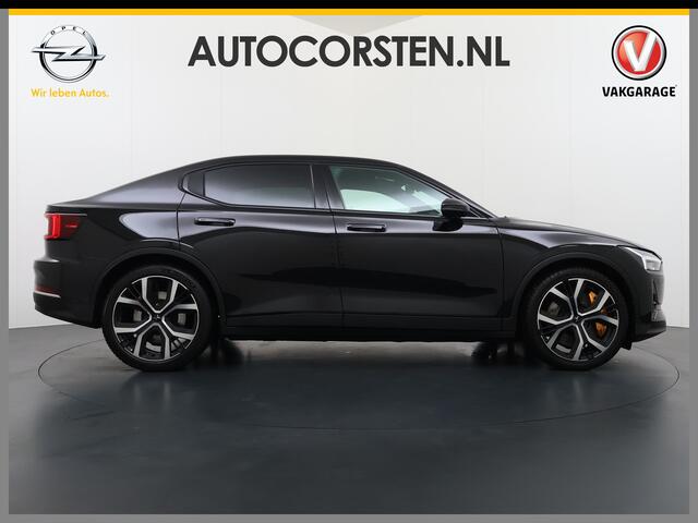 Polestar 2 Long Range PERFORMANCE Dual Motor AWD Launch Edition 78kWh Adap.Cruise Pano-Dak Harman&Kardon®-Audio Leder-Alcantara Navi Ecc Apple Carplay Android Auto 360°Camera SOH 91% 4WD Stuur-Stoel-Achterbankverwarming Elek.Achterklep Privacy Glas Lmv 20" Led Dodeh