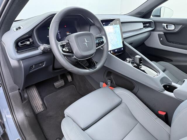 Polestar 2 PERFORMANCE Long Range Dual Motor AWD Launch Edition 78kWh Trekhaak Adap.Cruise Pano-Dak Harman&Kardon®-Audio Navi Ecc Apple Carplay Android Auto 360°Camera SOH 91% 4WD Stuur-Stoel-Achterbankverwarming Elek.Achterklep Privacy Glas Lmv 20" Led Dodehoekdete