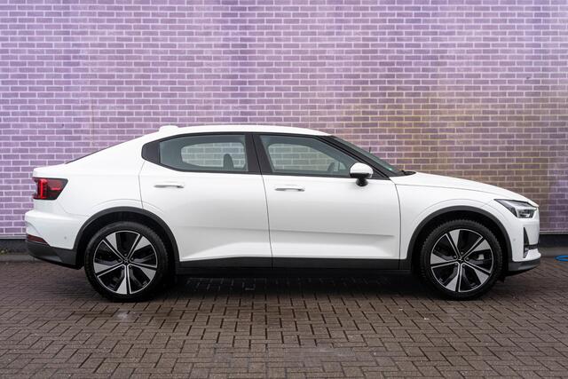 Polestar 2 Long Range Single Motor 78 kWh | Pilot lite pack | Adaptive cruise control | 360 camera | Stoelverwarming | Google Maps navigatie | Dode hoek detectie BLIS | LED koplampen | Keyless | Apple Carplay / Android Auto |