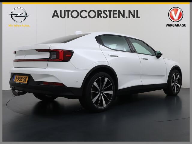 Polestar 2 Long Range Dual Motor 78kWh SOH 92% Trekhaak Panoramadak Adap.Cruise 360°Camera Navi Ecc Apple Carplay Android Auto Pdc Launch Edition Stoel+Stuurverwarming Lmv 19" Achterbankverwarming Keyless DAB Rijstrooksensor Origineel Nederlandse Auto