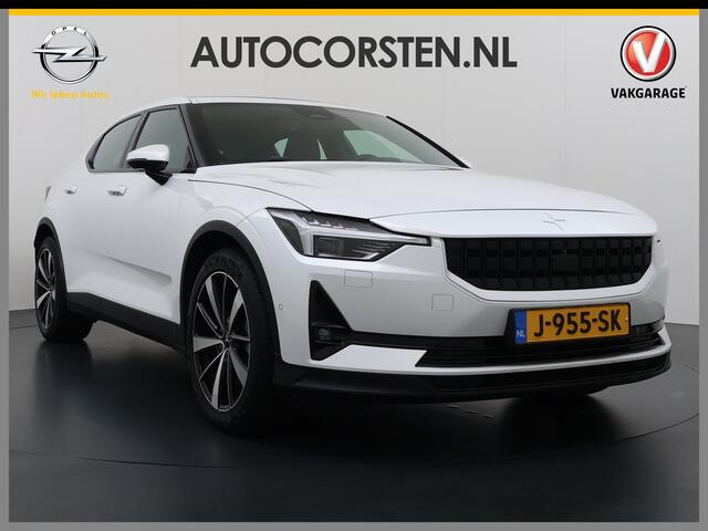 Polestar 2 Long Range Dual Motor 78kWh SOH 92% Trekhaak Panoramadak Adap.Cruise 360°Camera Navi Ecc Apple Carplay Android Auto Pdc Launch Edition Stoel+Stuurverwarming Lmv 19" Achterbankverwarming Keyless DAB Rijstrooksensor Origineel Nederlandse Auto