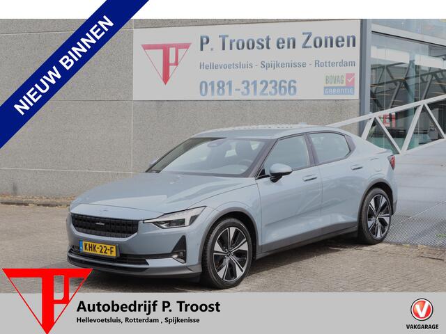 Polestar 2 Long Range Single Motor 78 kWh Pilot pack/Warmtepomp/Stoelverwarming/360 graden camera/Bestuurderstoel met geheugen/Apple carplay/Lane assist/Adaptieve cruisecontrol/Dode hoek assistent