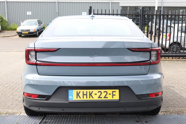 Polestar 2 Long Range Single Motor 78 kWh Pilot pack/Warmtepomp/Stoelverwarming/360 graden camera/Bestuurderstoel met geheugen/Apple carplay/Lane assist/Adaptieve cruisecontrol/Dode hoek assistent