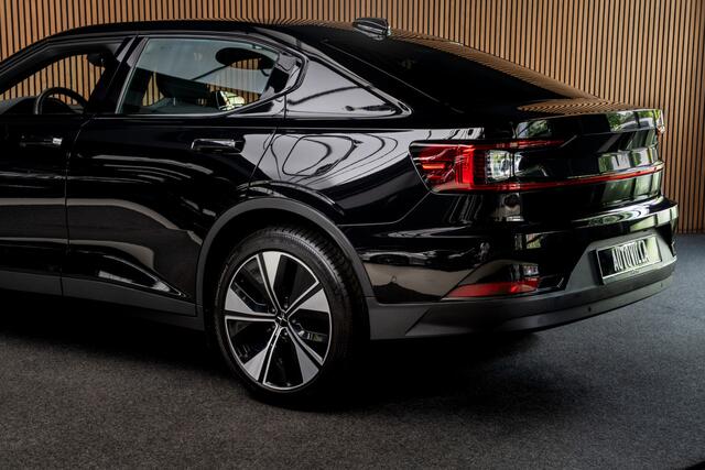 Polestar 2 Long Range Single Motor 78 kWh Panodak 360 Harman K. ACC Alcantara Stuurverwarming Warmtepomp Memory seat Stoelverwarming voor & achter LM velgen