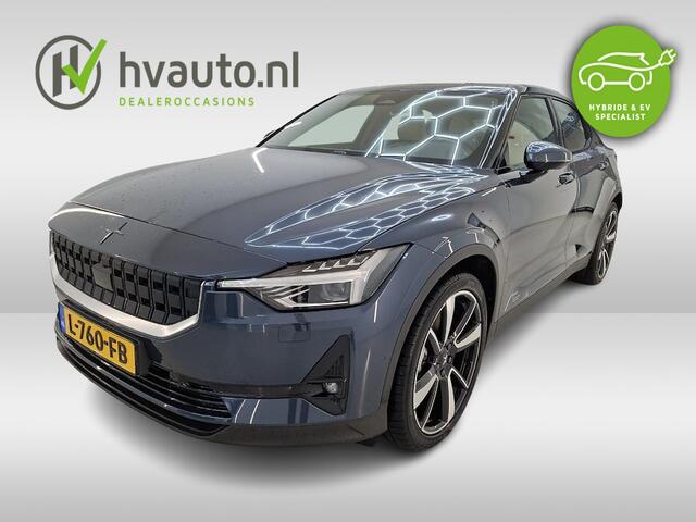 Polestar 2 LR DUAL MOTOR 408PK PILOT PLUS 78KWH SOH 93% | Nappa Leder | Stoelventilatie | 20 inch | Trekhaak