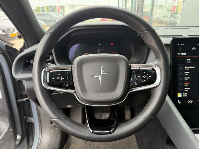 Polestar 2 BWJ 2020 Long Range Dual Motor408 PK Launch Edition 78kWh FULL LED | ADAPTIVE CRUISE | STOELVERW. | STUURVERW. | 360 CAMERA | ELEKTR. STOELEN | ELEKTR. ACHTERKLEP | CARPLAY + ANDROID | NAVI | CLIMA | CRUISE | LMV | PDC