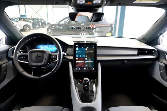 Polestar 2 Long Range Single Motor 78kWh SOH 91% WARMTEPOMP + PIXEL LED + PANORAMADAK + HARMAN/KARDON + PILOT ASSIST + HALFLEDER + STOEL-&STUURVERWARMING + 360 CAMERA + ADAPT.CRUISE + NAVI GOOGLE LIVE + BLIS + LANE ASSIST + 20" LM-VELGEN!