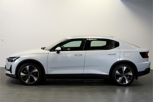 Polestar 2 Long Range Single Motor 78kWh SOH 91% WARMTEPOMP + PIXEL LED + PANORAMADAK + HARMAN/KARDON + PILOT ASSIST + HALFLEDER + STOEL-&STUURVERWARMING + 360 CAMERA + ADAPT.CRUISE + NAVI GOOGLE LIVE + BLIS + LANE ASSIST + 20" LM-VELGEN!