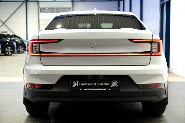 Polestar 2 Long Range Single Motor 78kWh SOH 91% WARMTEPOMP + PIXEL LED + PANORAMADAK + HARMAN/KARDON + PILOT ASSIST + HALFLEDER + STOEL-&STUURVERWARMING + 360 CAMERA + ADAPT.CRUISE + NAVI GOOGLE LIVE + BLIS + LANE ASSIST + 20" LM-VELGEN!