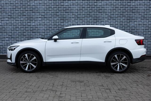 Polestar 2 Standard Range Single Motor 63kWh | Achteruitrijcamera | Parkeersensoren | Keyless Entry | Elektrische Achterklep | Stoelverwarming | LED Koplampen | Cruise Control | Navigatie | Apple Carplay | Android Auto