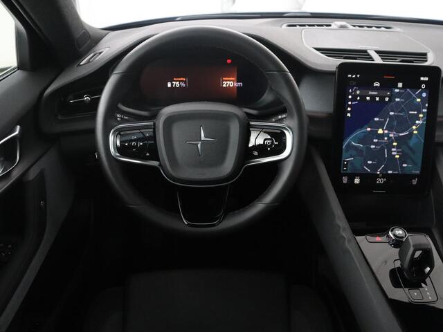 Polestar 2 Long Range Dual Motor Launch Edition 78kWh | SOH 91,6% | Panoramadak | Memory | Adaptive cruise | Stuur/stoel verwarming | Trekhaak | 360 camera | Park assist | Harman/ Kardon | Carplay