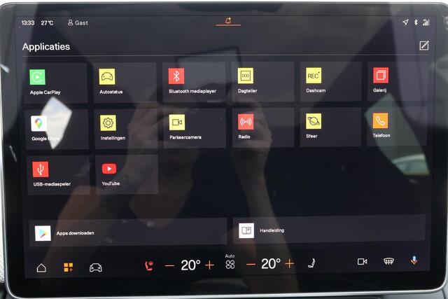 Polestar 4 Long Range Plus 100 kWh Panoramadak - IntelliSafe Assist & Surround - Pilot Pack - 360º Camera - Harman/Kardon audio - Verwarmde voorstoelen, stuur & achterbank - Head up display - Parkeersensoren voor & achter
