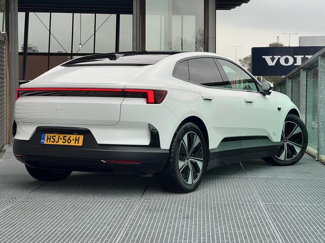 Polestar 4 Long Range Single motor 100 kWh Automaat, Pilot, Plus, 20 inch Aero wielen, Mist tailored knit zinc interieur