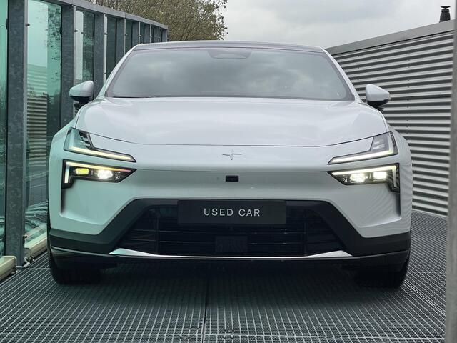 Polestar 4 Long Range Single motor 100 kWh Automaat, Pilot, Plus, 20 inch Aero wielen, Mist tailored knit zinc interieur