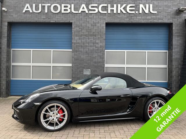 Porsche 718 Boxster S, 2.5, leder, sportuitlaat, flippers, 20 inch, 350 pk !!,