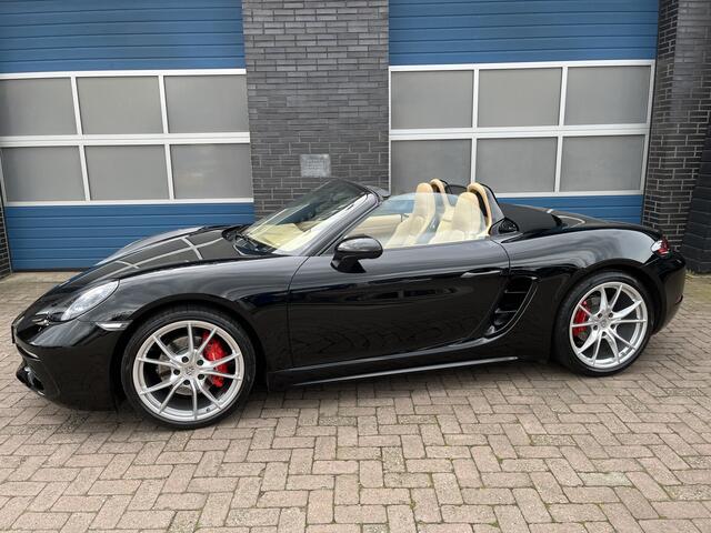 Porsche 718 Boxster S, 2.5, leder, sportuitlaat, flippers, 20 inch, 350 pk !!,