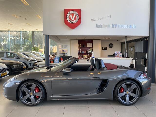 Porsche 718 Boxster S 2.5 PDK Navigatie/Climate & Cruise Controle/Lederen Bekleding+Stoelverwarming&verkoeling/Memory stoel/Bose Audio/19" Cayman S Wielen/Achteruitrijcamera/Parkeersensoren Voor+Achter, Enz..