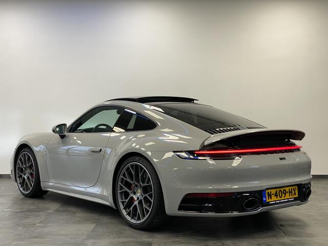 Porsche 911 3.0 Carrera 4 S Sport chrono Bose Dealer onderhouden Kreide Grau Panoramadak ACC 450PK!