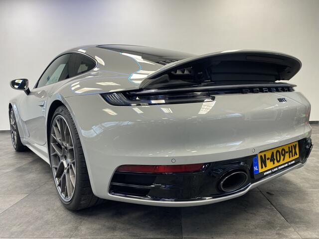Porsche 911 3.0 Carrera 4 S Sport chrono Bose Dealer onderhouden Kreide Grau Panoramadak ACC 450PK!