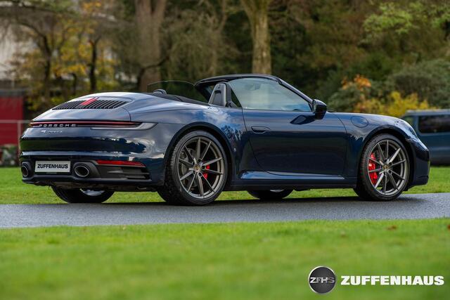 Porsche 911 Cabrio 3.0 Carrera 4S Bose Chrono achterasbesturing Nachtblauw stoelventilatie adapt Cruise