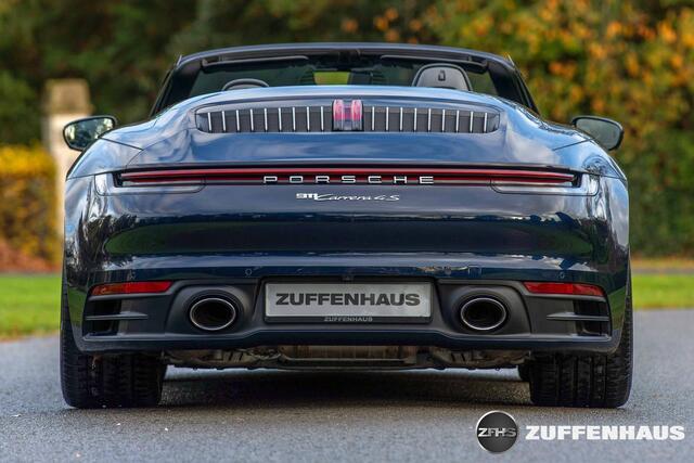 Porsche 911 Cabrio 3.0 Carrera 4S Bose Chrono achterasbesturing Nachtblauw stoelventilatie adapt Cruise