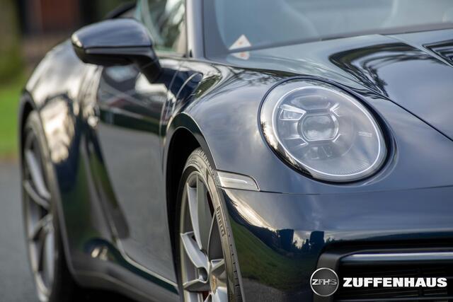 Porsche 911 Cabrio 3.0 Carrera 4S Bose Chrono achterasbesturing Nachtblauw stoelventilatie adapt Cruise
