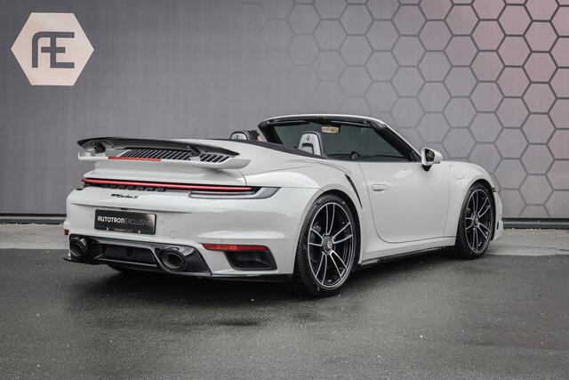 Porsche 911 Cabrio 3.8 Turbo S | SPORT DESIGN AERO KIT | LIFTING | BOSE | GT SPORTSTUUR MET VERWARMING | PDLS+ | LIFTING | 360CAM | PASM | STOELKOELING | INNODRIVE ADAPTIVE CRUISE | ACHTERASBESTURING | STUURVERWARMING |