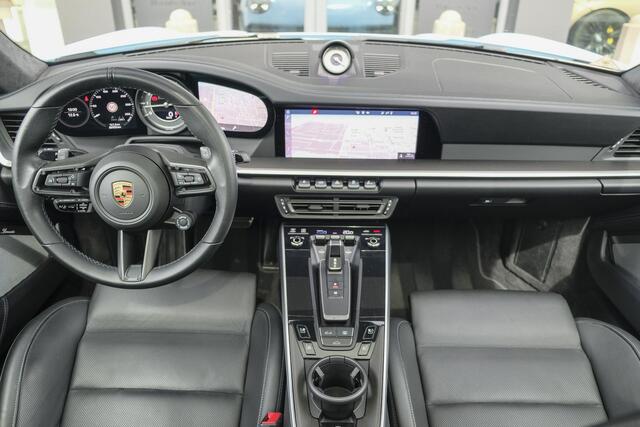 Porsche 911 3.8 Turbo S 650pk Panoramadak Burmester Keramisch PTS Gulfblauw NLauto Noselift PDCC Sportuitlaat