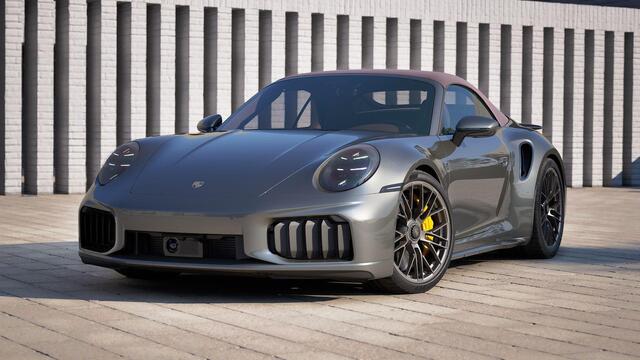 Porsche 911 Cabrio 3.6 Turbo S , noselift, clubleder, ceramic, Burmester, sp.chrono, ACC, surround view, NP394k