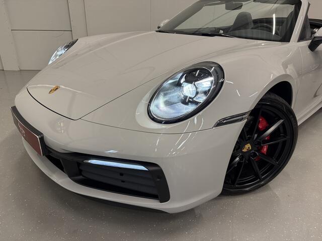 Porsche 911 Cabrio 3.0 Carrera S KRIJT/SPORT-CHRONO/PASM/VENTILATIE+MEMORY/4 WIELBESTURING/SPORT-UITLATEN/PDLS-LED/ACC/360AMERA/BOSE/AMBIENT/PORSCHE-DEALER HISTORIE/BTW-AUTO