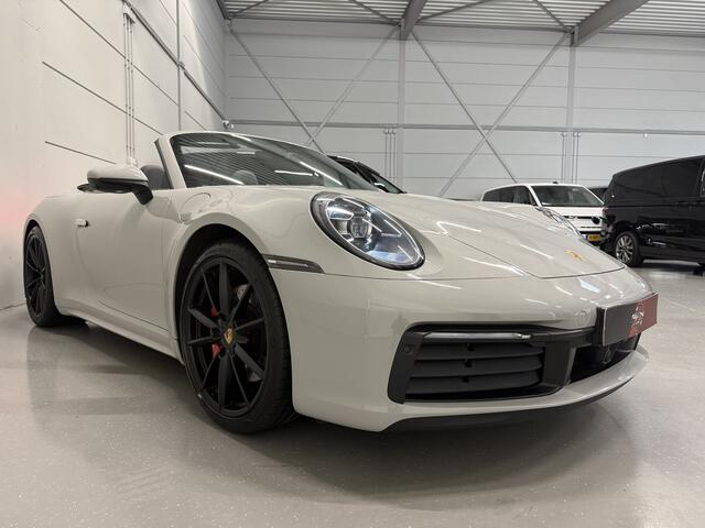 Porsche 911 Cabrio 3.0 Carrera S KRIJT/SPORT-CHRONO/PASM/VENTILATIE+MEMORY/4 WIELBESTURING/SPORT-UITLATEN/PDLS-LED/ACC/360AMERA/BOSE/AMBIENT/PORSCHE-DEALER HISTORIE/BTW-AUTO