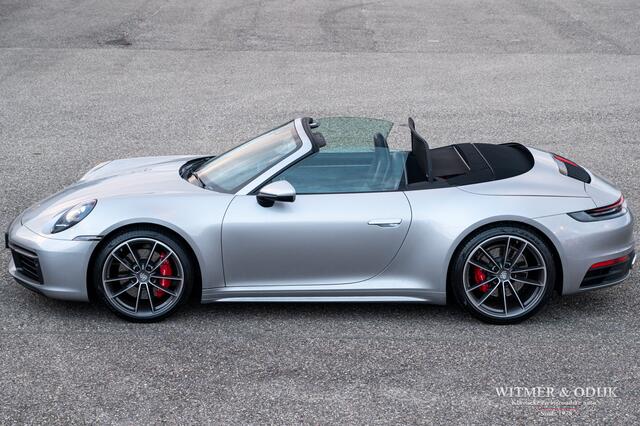 Porsche 911 Cabrio 3.0 Carrera S GT zilver, schakelb. sportuitlaat