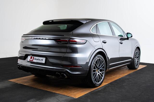 Porsche CAYENNE Coupé 3.0 E-Hybrid Luchtvering - LED Matrix - Surround View - Adaptieve cruise control - Sporteindpijpen - Rear Seat Entertainment - 21 inch - Stoelverwarming