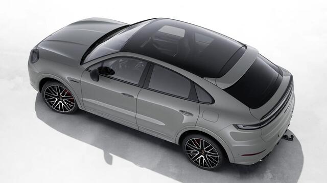 Porsche CAYENNE Coupé 3.0 S E-Hybrid, Uniek!, Club leder, Carbon SportDesign, Burmester, Porsche Design, 22", tr.haak, LED-matrix, luchtv., ekeyless, ACC, memory, privacy, NP196k