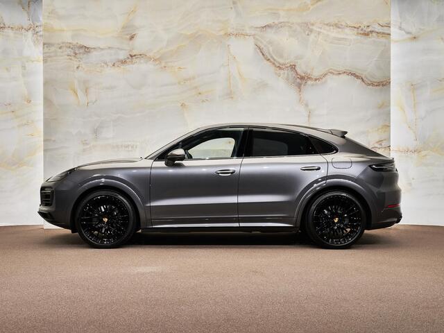 Porsche CAYENNE Coupé 3.0 E-Hybrid, SportDesign, Burmester, PDLS, sp.chrono, sp.uitlaat, pano, luchtv., tr.haak, HUD, topview, memory, stl.ventilatie, 22", softclose, privacy