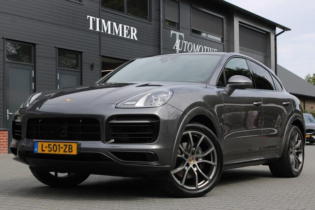 Porsche CAYENNE Coupé 3.0 E-Hybrid Sport Design - Nederlandse Porsche - Dealer onderhouden 1e eigenaar Panoramadak - Luxe stoelen - Adaptive cruise control - 21 Inch Sport Chrono - Trekhaak wegklapbaar