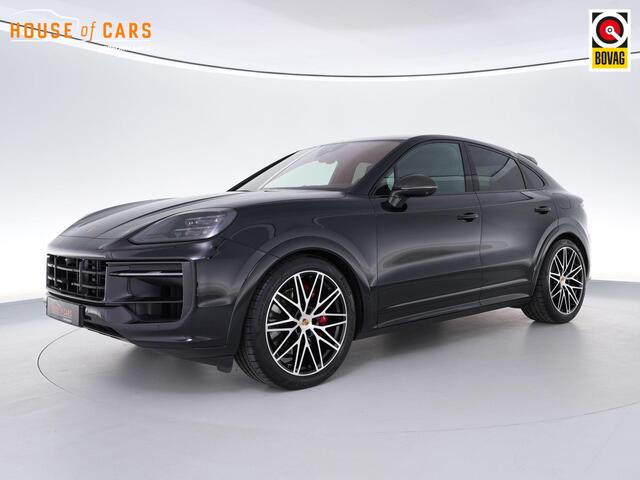 Porsche CAYENNE Coupé 3.0 470pk E-Hybrid |BTW-auto|passenger display|achteras besturing|carbon ext|soft close|pano|Bose|18-voudig|sport chrono|HUD|memory|BLIS|360 camera|22"|