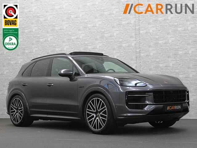Porsche CAYENNE 3.0 470pk | 360 Camera | ACC | Sport-Design | Panorama | Soft-Close | Nachtzicht | Stoelventilatie | BOSE | Sport-Chrono | Luchtvering | Trekhaak | Stoelverwarming V+A | Sport-Uitlaat | Matrix-LED | 22'' | Keyless-Entry | Stuurverwarming | Comfortstoelen