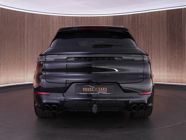 Porsche CAYENNE Turbo E-Hybrid 4.0 740pk |BTW-autp|pano|Burmester|sport design|soft close|sport chrono|HUD|Apple Carplay|stoelventilatie&verwarming|memory|360 camera|21" LMV|