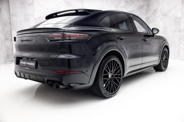Porsche CAYENNE Coupé 4.0 Turbo S E-Hybrid | SportDesign Carbon | Pano | Achterassturing | Burmester
