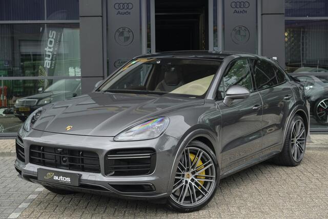 Porsche CAYENNE Coupé 4.0 V8 Turbo S 680pk E-Hybrid Panoramadak 4-wielsturing Trekhaak PDCC BOMVOL 1e Eigenaar NLauto 22" LMV